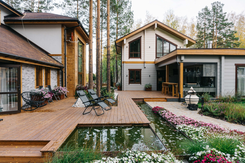 Сад в скандинавском стиле