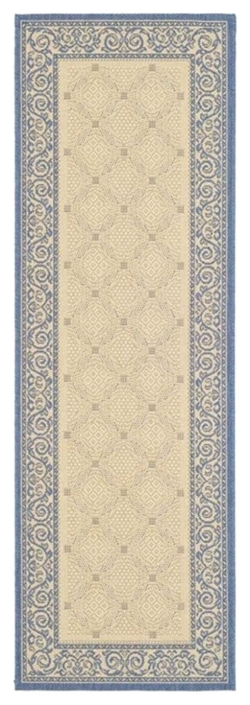 Safavieh Courtyard Natural Indoor Outdoor Rug - Runner 2'4