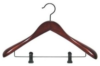 Taurus Suit Hanger w Clips - Set of 12