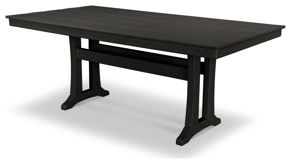Trex Outdoor Furniture Farmhouse 37" x 72" Dining Table Transitional