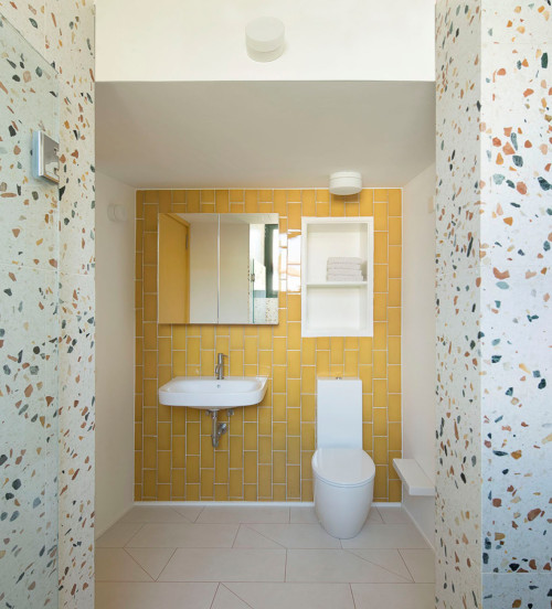 Bright and Original with Yellow Subway Tiles