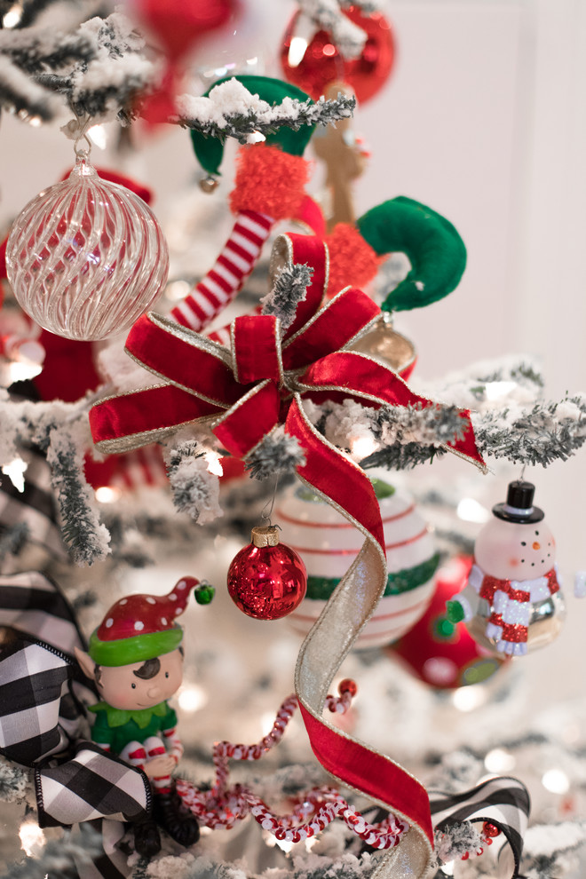 Kids Christmas Tree Decorating Ideas Transitional San Diego by Robeson Design Houzz