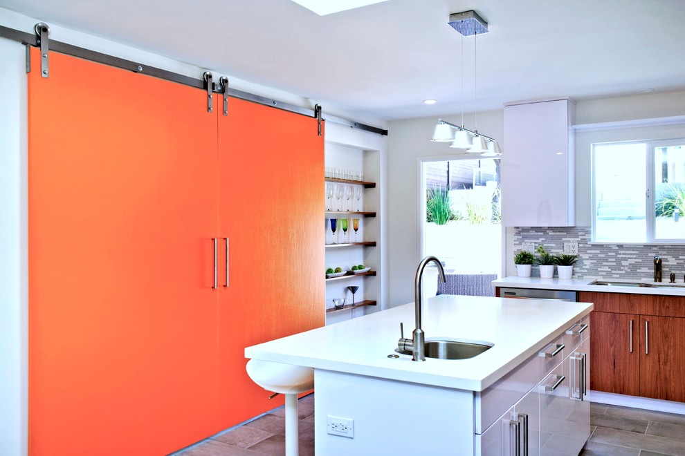 Highland Park House Full Remodel & Staging Contemporary Kitchen