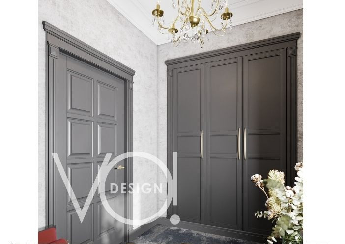 Общественная зона, прихожая, гостиная столовая и кухня