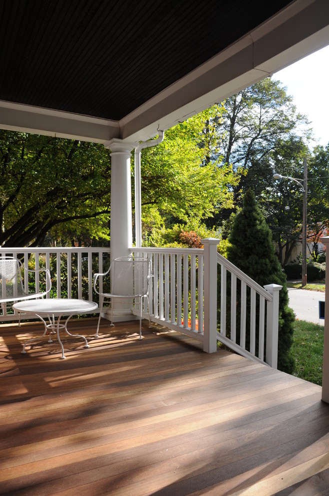 This is an example of a traditional verandah in Philadelphia.