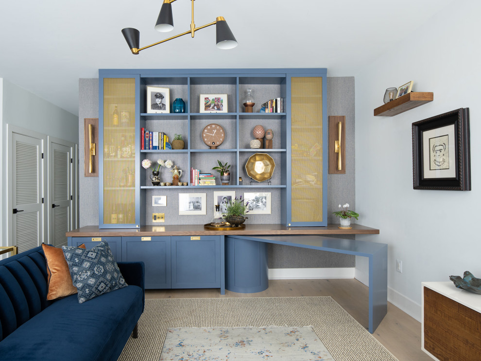 Transitional home design photo in DC Metro