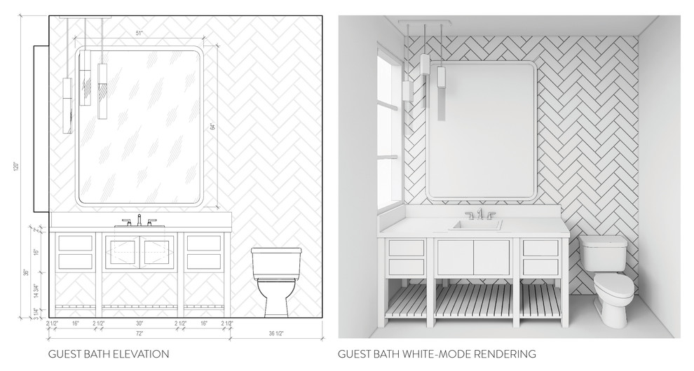 Example of a transitional home design design in Los Angeles