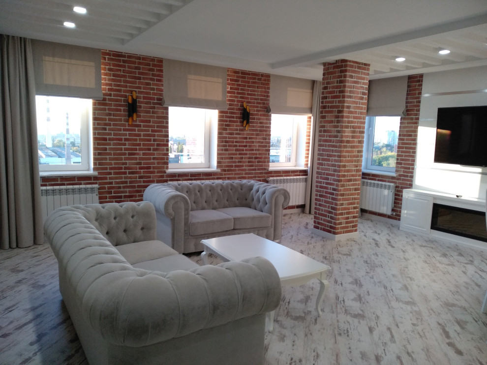 Текстильное оформление 3-х  квартиры