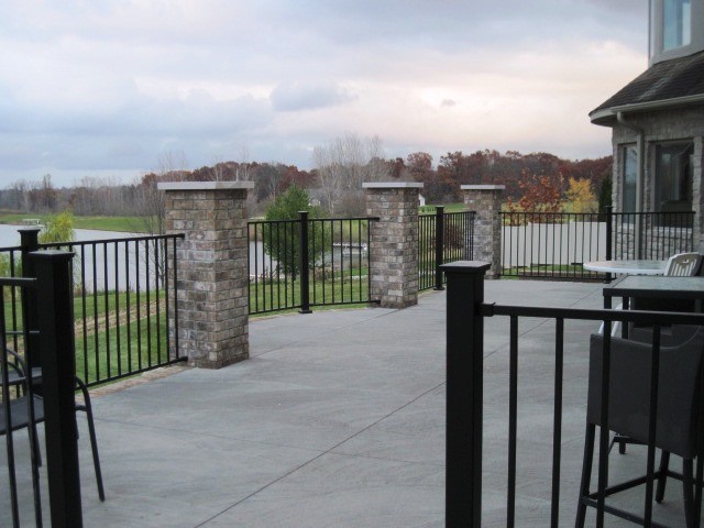 Custom Steel-Cement Raised Deck