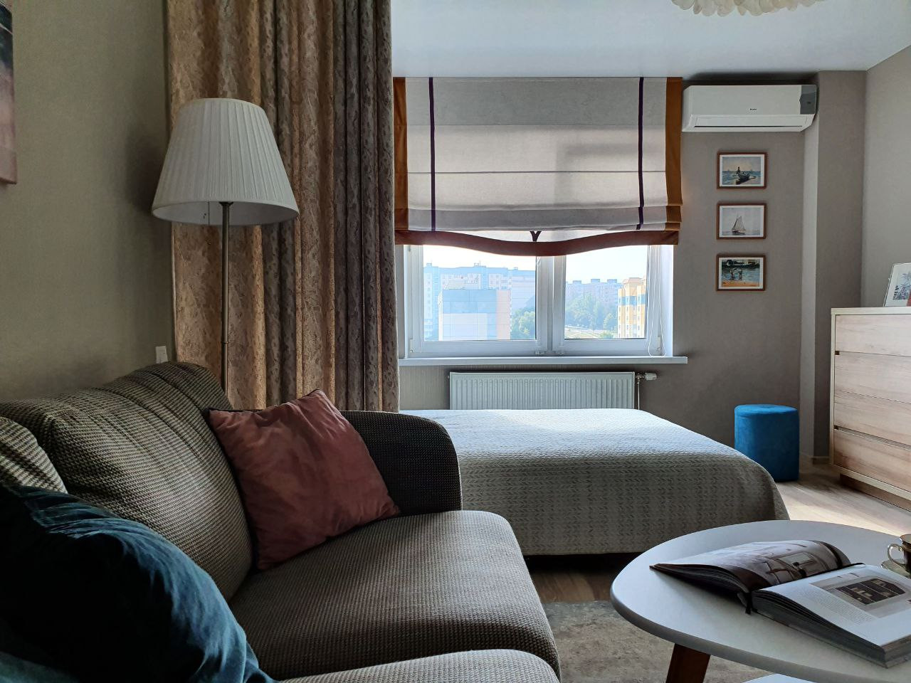 Переделка существующей гостиной-спальни-прихожей 23,26 м/кв