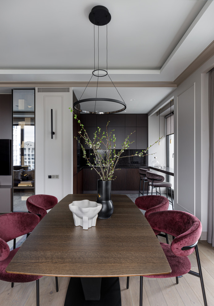 Современная классика реализованный дизайн-проект в ЖК "Прайм парк"