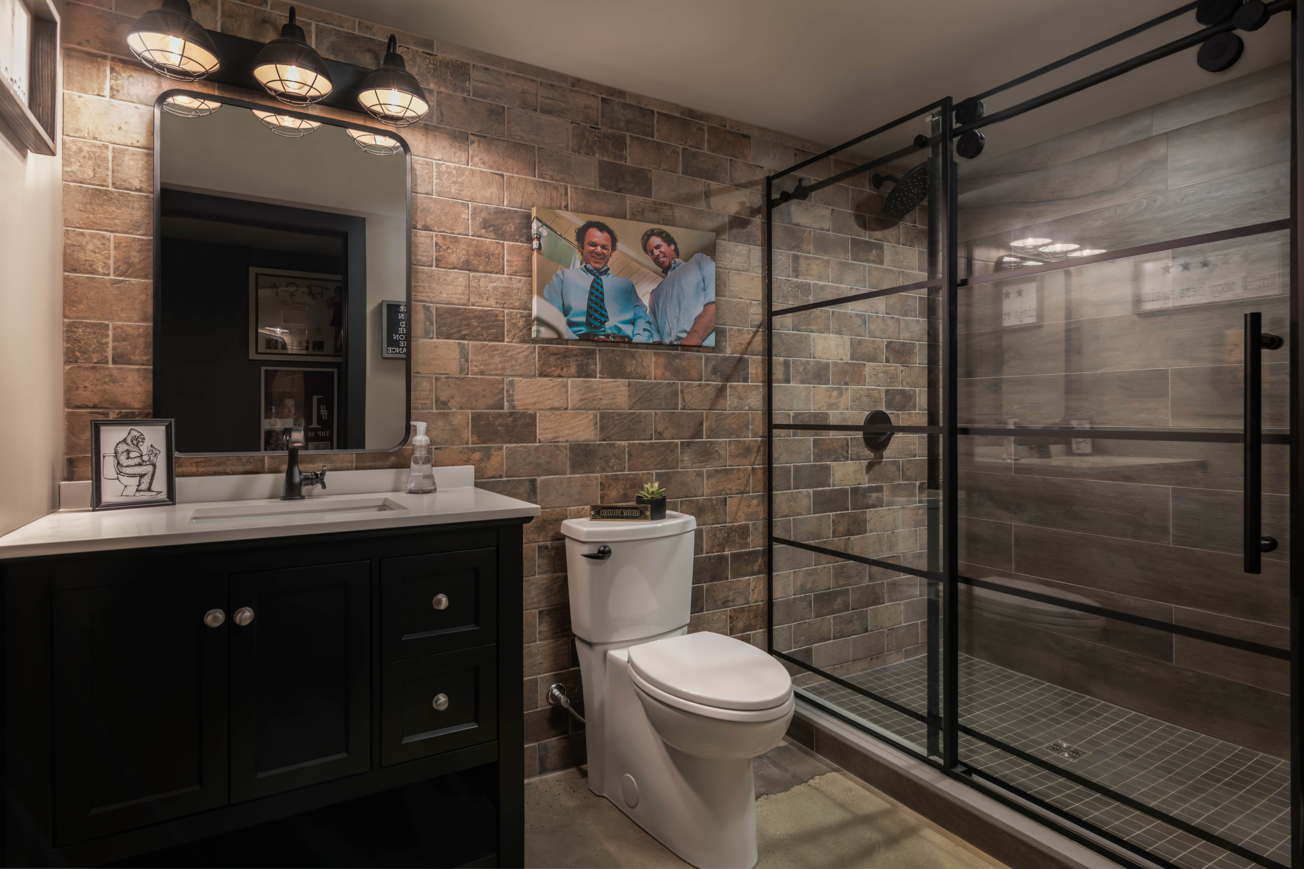 75 Beautiful Brown Tile Bathroom Pictures \u0026 Ideas | Houzz, image size:2560x1706