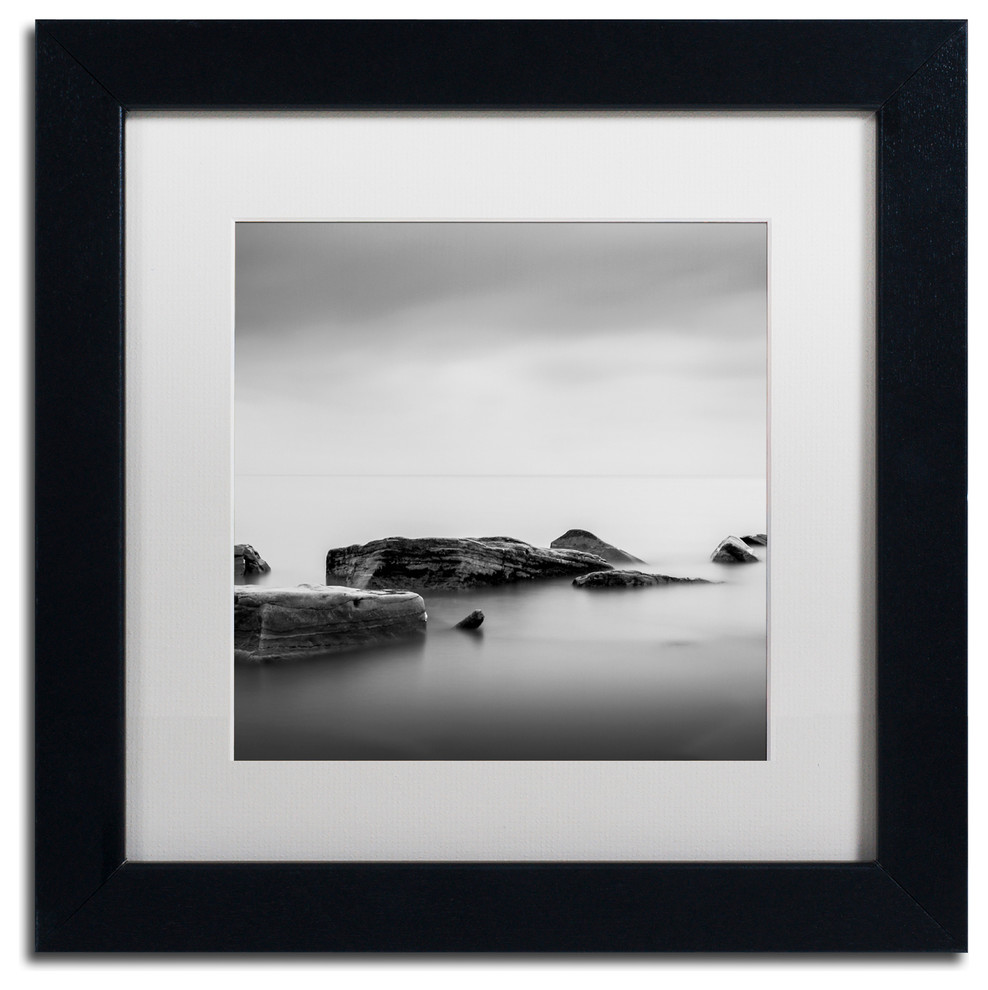 'Calm' Matted Framed Canvas Art by Dave MacVicar