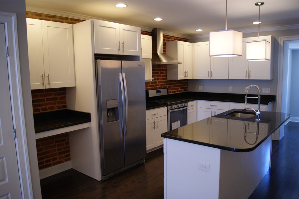 Example of a transitional kitchen design in Baltimore