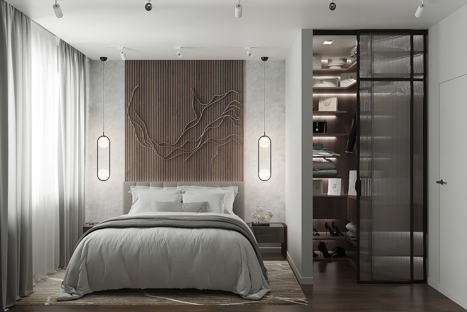 Двухуровневая квартира для молодой семьи