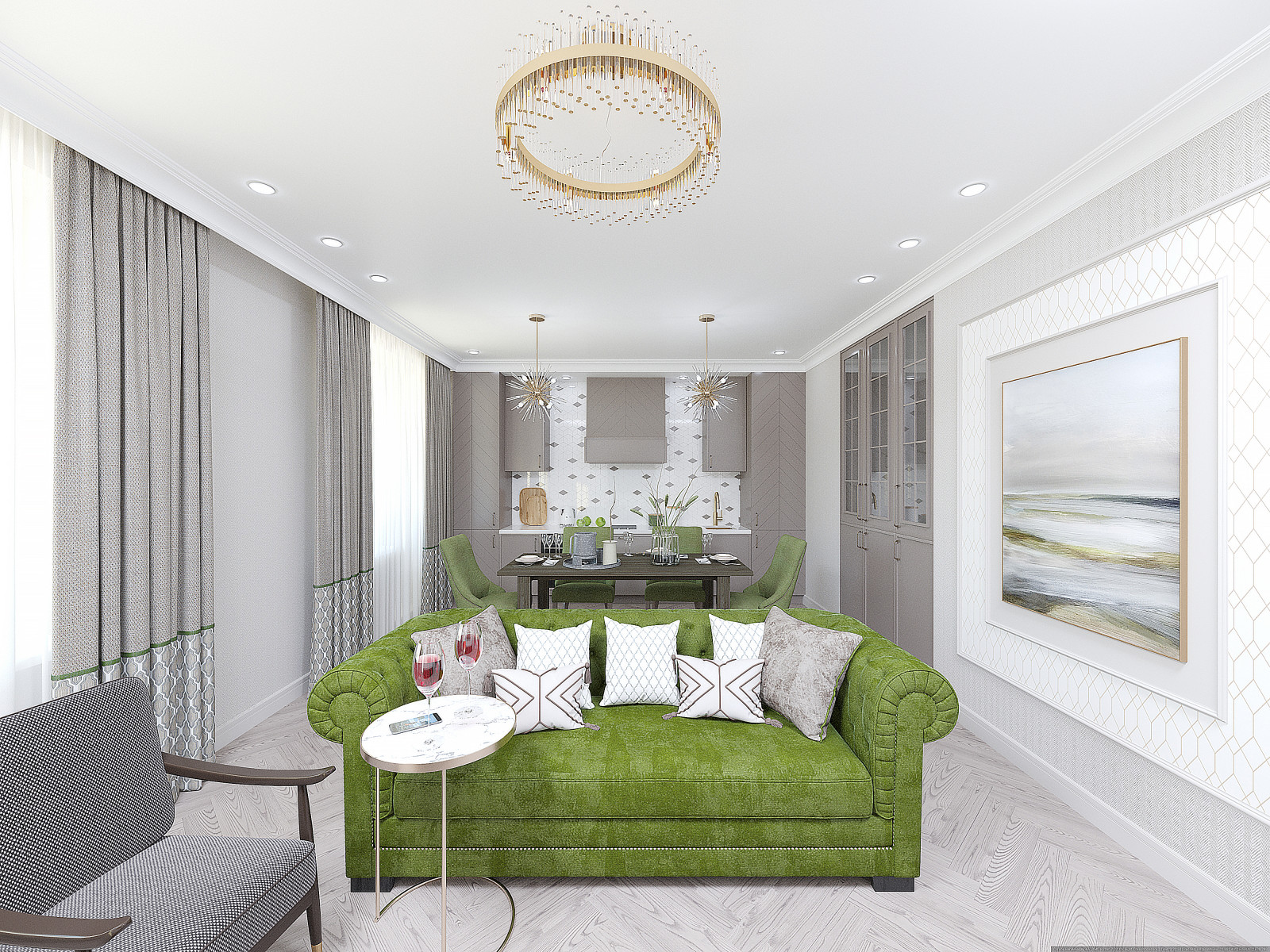 Прекрасная квартира для элегантной дамы