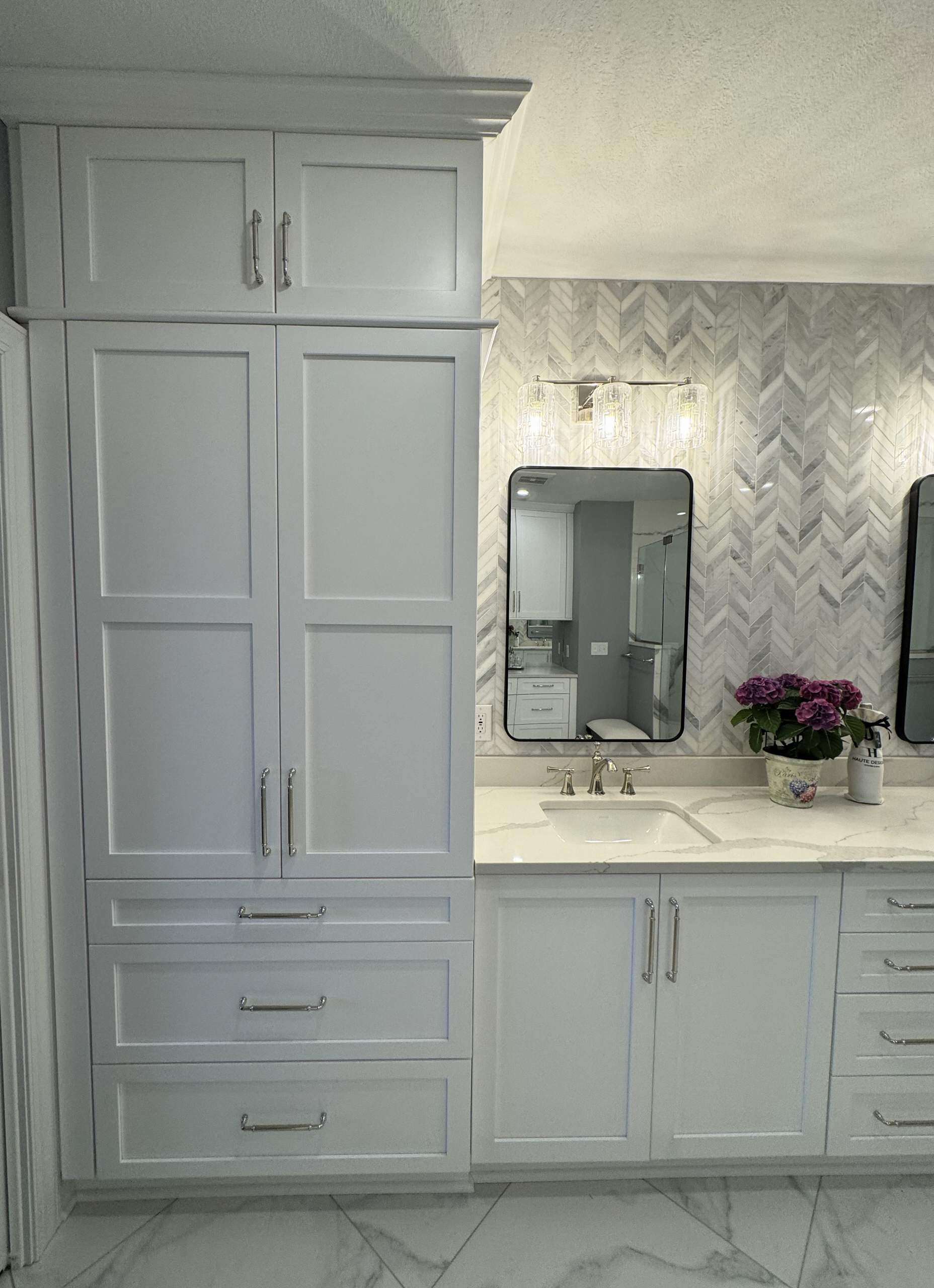 Sophisticated Haven. Primary bathroom renovation