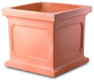 Estate Square Planter - Transitional - Outdoor Pots And Planters - by