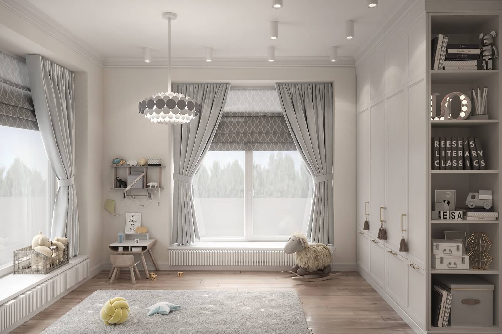 Визуализация интерьера дома в Немецкой деревне