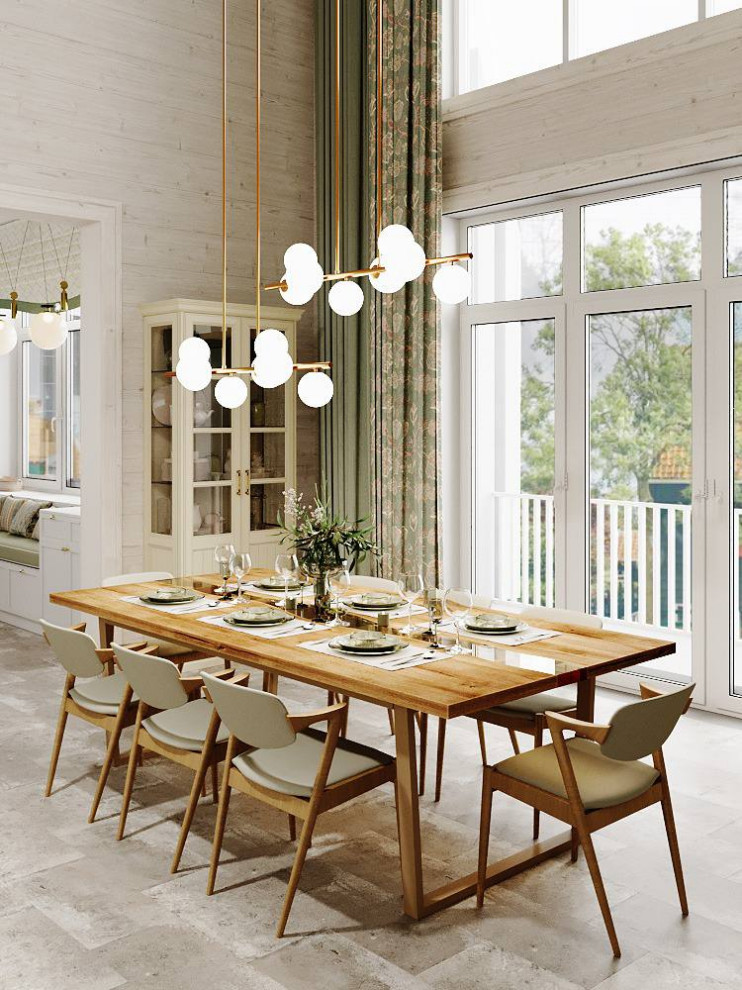 Дизайн-проект дома из клееного бруса в КП «Ново-луговая»