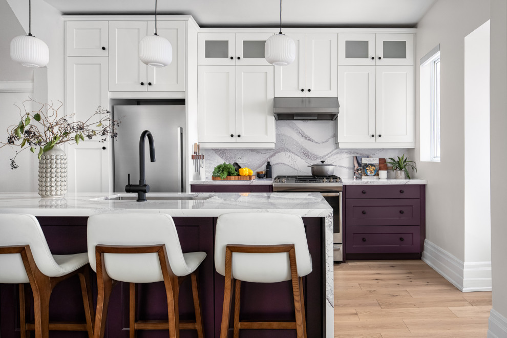 Kitchen - transitional kitchen idea in Toronto