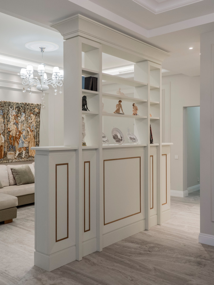 Комплексная меблировка квартиры в неоклассическом стиле