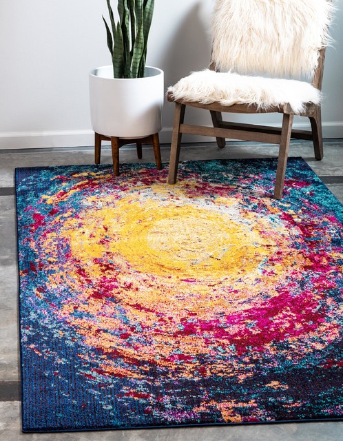 Unique Loom Multicolored Estrella Rome 9 0 X 12 0 Area Rug