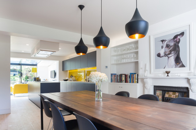 Hackney Kitchen - Absolute Kitchens contemporary-dining-room