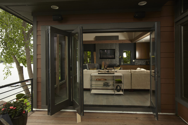 Marvin Bi-Fold Doors contemporary-fasad