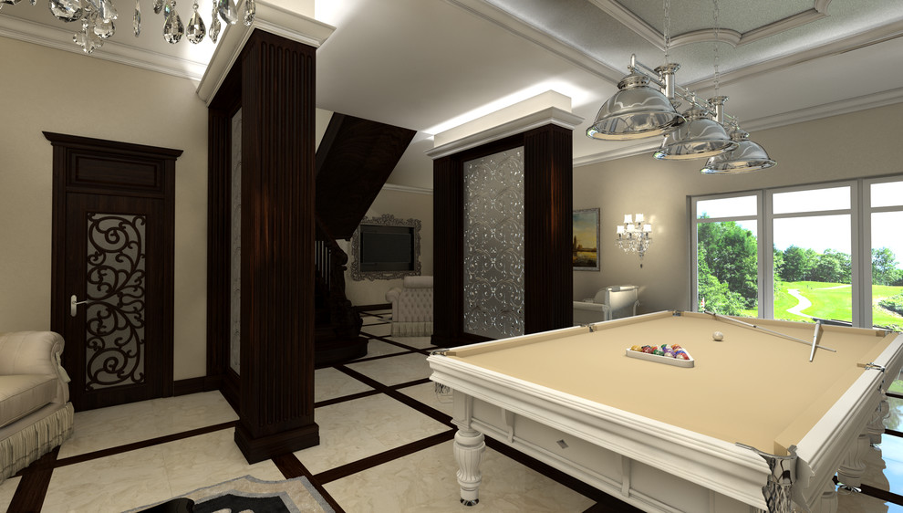 Бильярдный зал в загородной резиденции