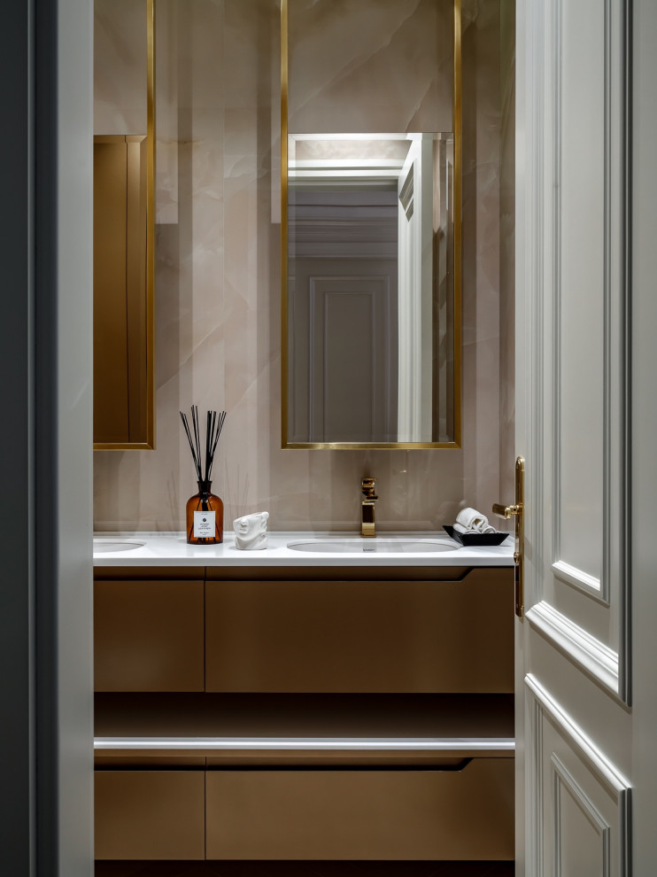 Люкс интерьер санузла в Квартире 160 кв. м. в стиле Неоклассика