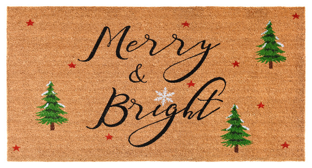 Yule Doormat Contemporary Doormats By Home More