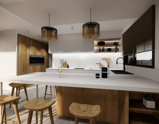 Projet Castellet modern-kueche