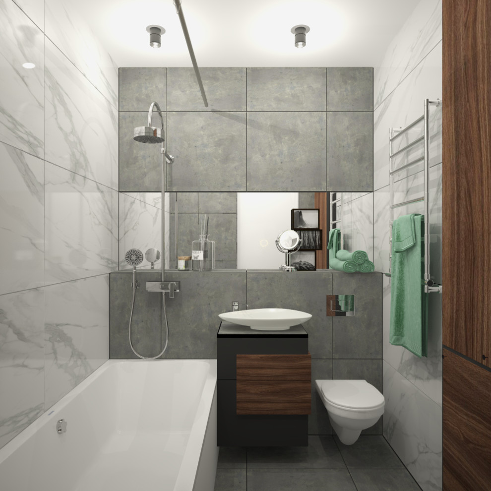 Ванная комната 2х комнатной квартиры, ЖК Стрижи