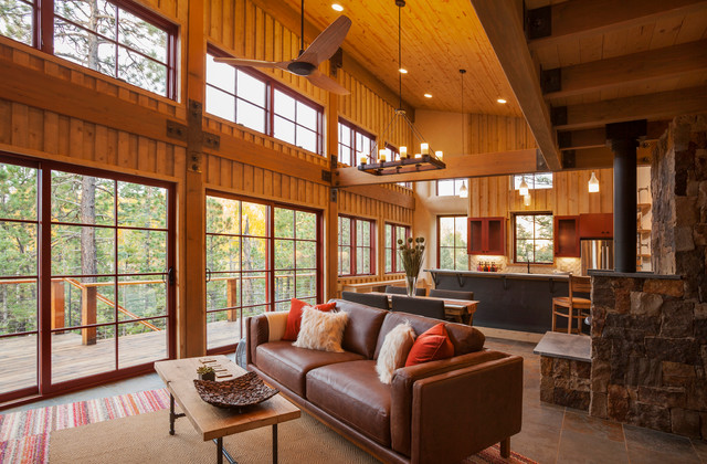 Rustic Living Room rustikt-dagligstue