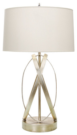 Cleo Table Lamp in Silver