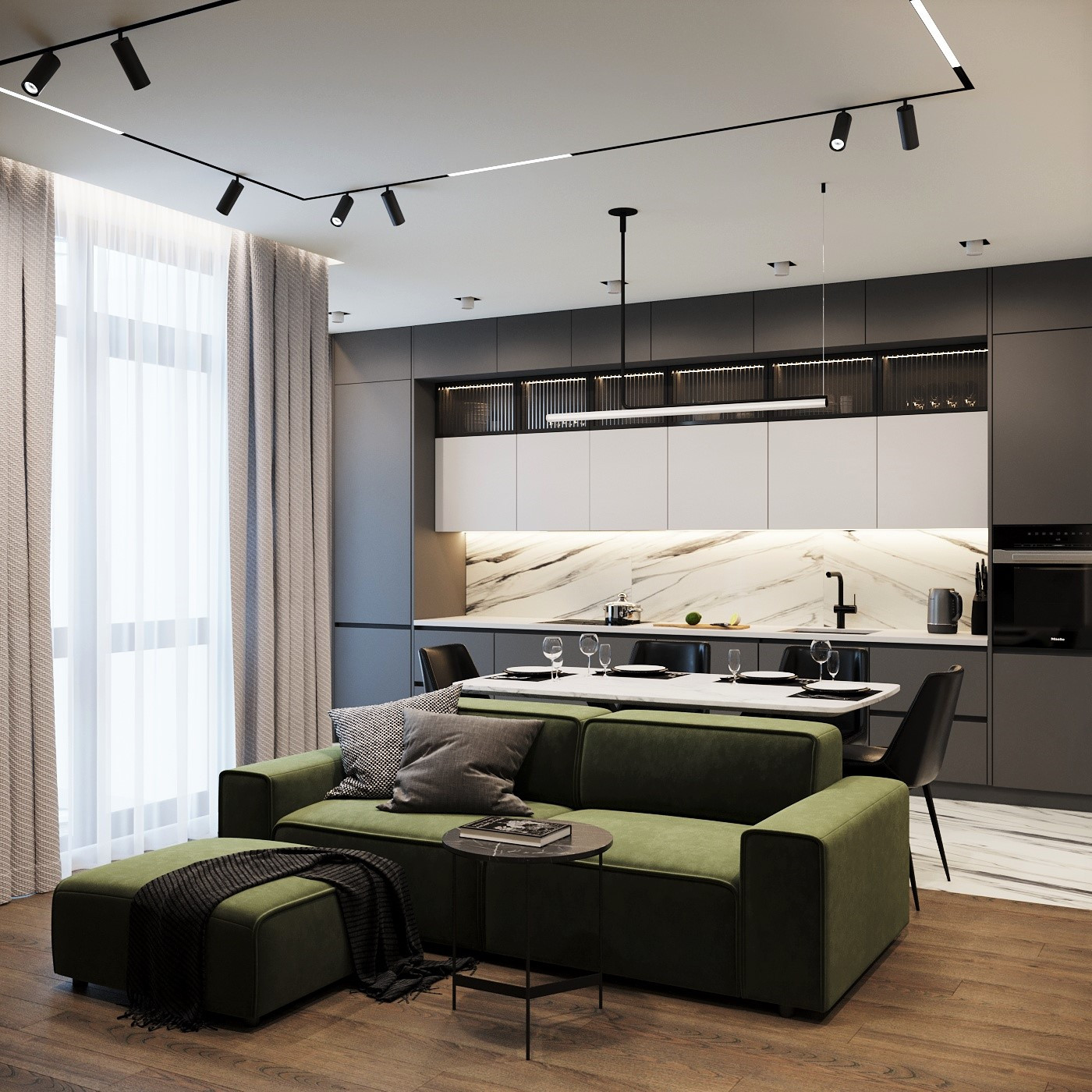 Проект квартиры в ЖК "Черная речка"