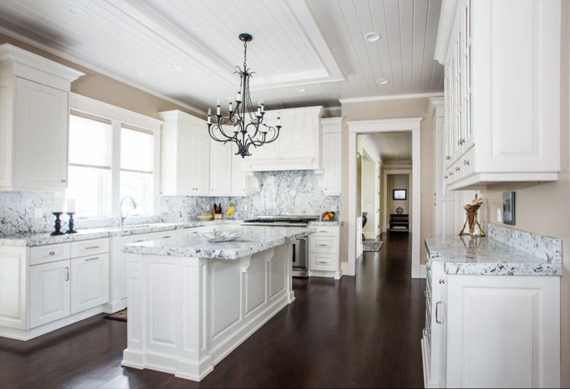 Elegant kitchen photo in Salt Lake City