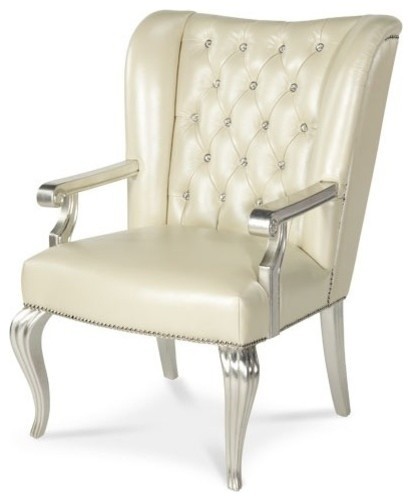 Emma Mason Signature Blitz Swank Desk Chair in Creamy Pearl