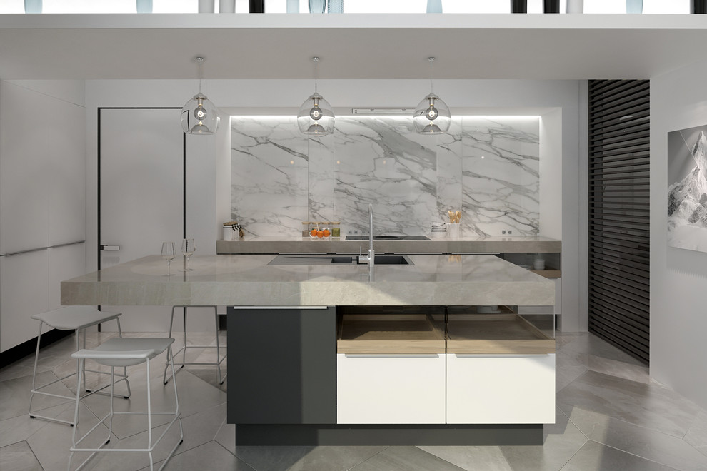 Дизайн-проект трехкомнатной квартиры в современном стиле г.Иркутск