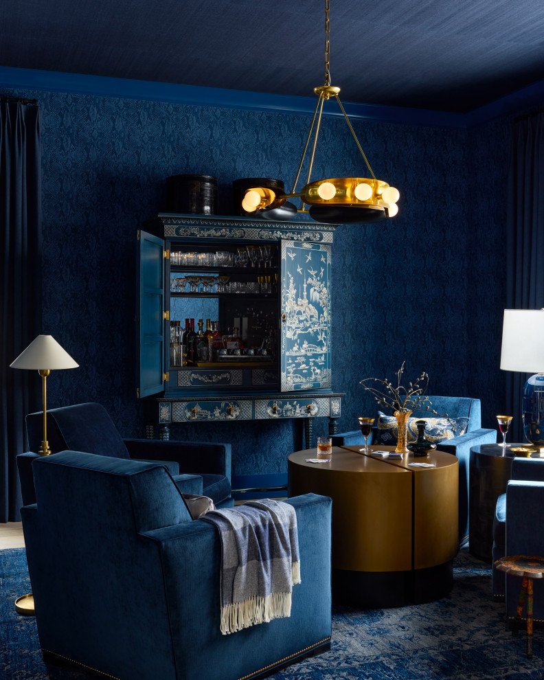 Moody Blue's Home Lounge & Bar - Eclectic - Family Room - Denver - by ...