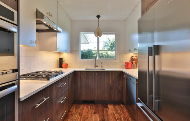 A Gorgeous Midcentury Ikea Kitchen Midcentury Kitchen