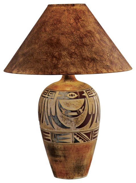 Indian Marigold Handcrafted Southwest Table Lamp