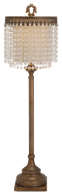 Classy Maeveen Crystal Beaded Table Lamp