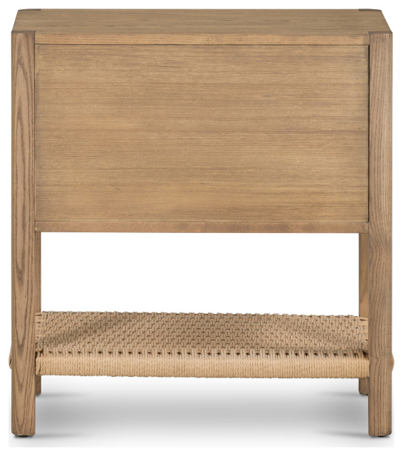 Zuma Nightstand, Dune Ash - Beach Style - Nightstands And Bedside ...