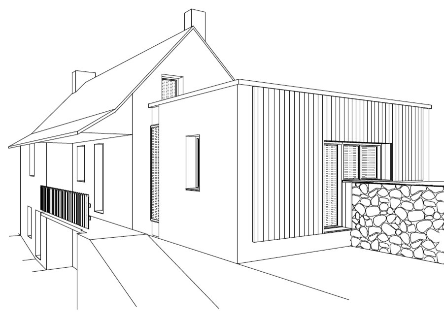EXTENSION à LANOBRE (centre-bourg)