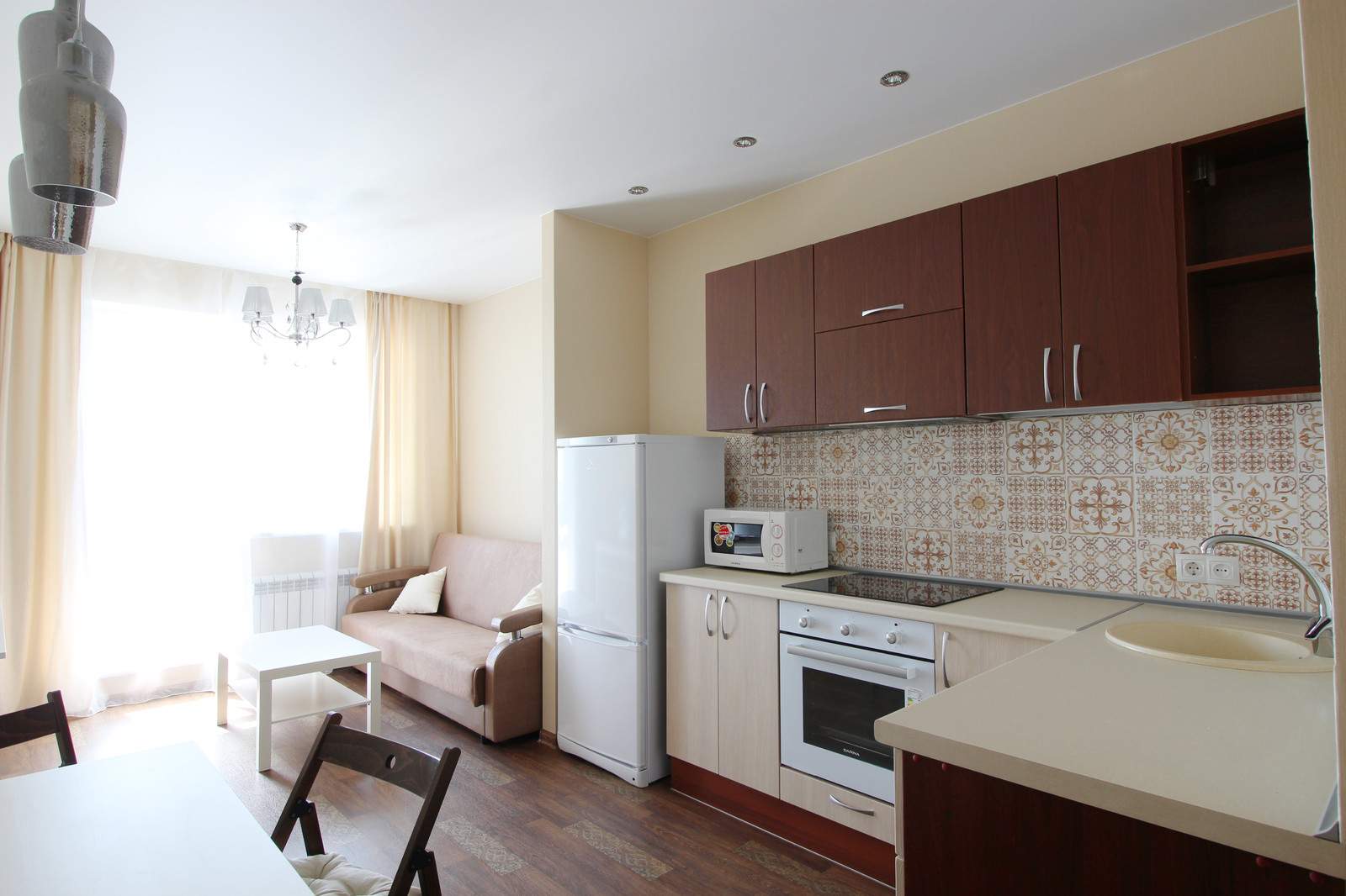 2013г. Интерьер 1к квартиры для сдачу в аренду