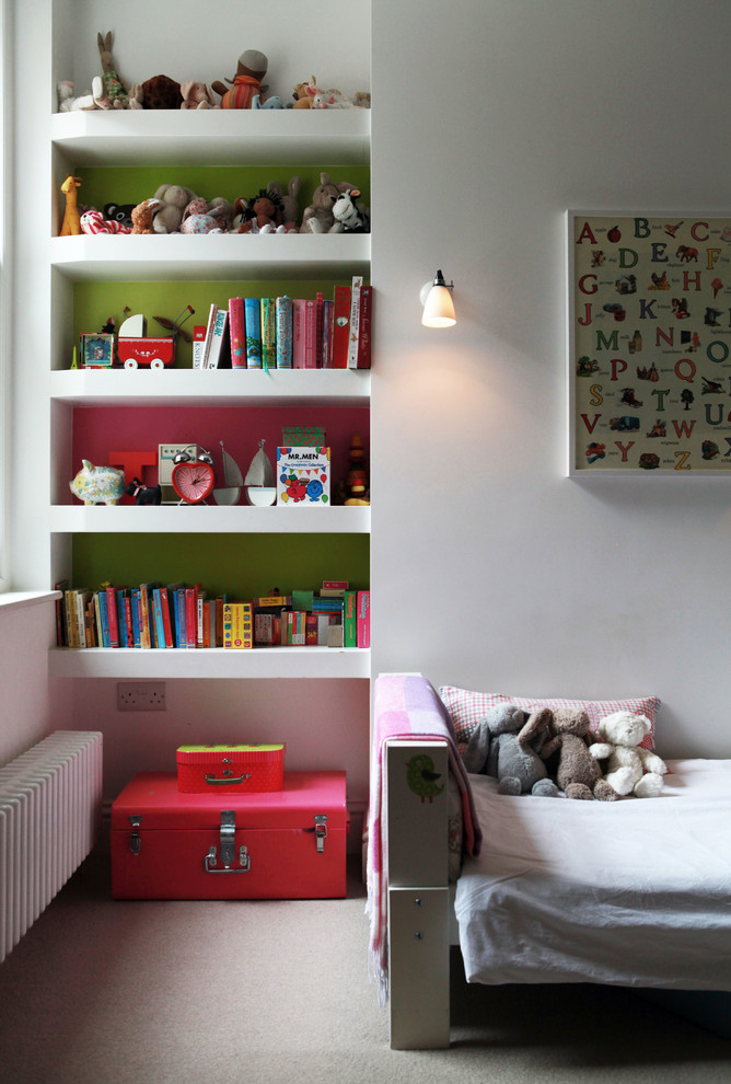 Inspiration for an eclectic kids' room in Sussex.