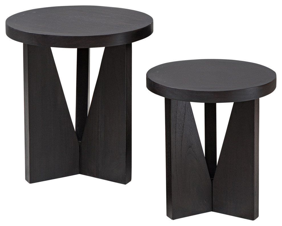 Uttermost Nadette Nesting Tables, Set of 2 Transitional Coffee