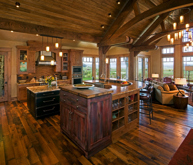 Catamount Ranch eklektisk-koekken